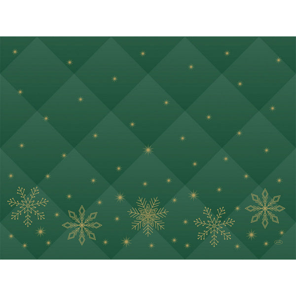 Papier Tischsets Rhombus Green 30 x 40 cm