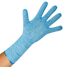 Handschuhe Allfood Schnittschutz Thermo blau Gr. M   32 cm