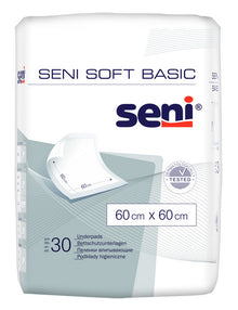 Seni SOFT Basic Krankenunterlagen 60 x 60cm Zellstoff