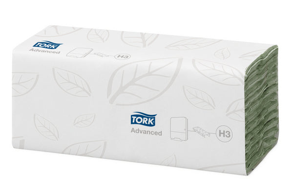 Handtuch Advanced C-Falz, Tissue Grün, H3 25x31cm, 2-lagig