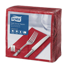 Servietten 3-lagig Tork Advanced bordeaux 39x39cm, 1/8 Falz