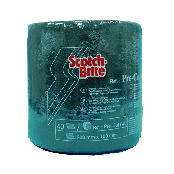 Handpad-Rolle perf. Scotch-Brite   SB640 grün 20x10cm