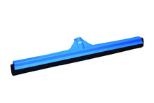 Wasserschieber mit schwarzem Gummi blau 600x50x100mm
