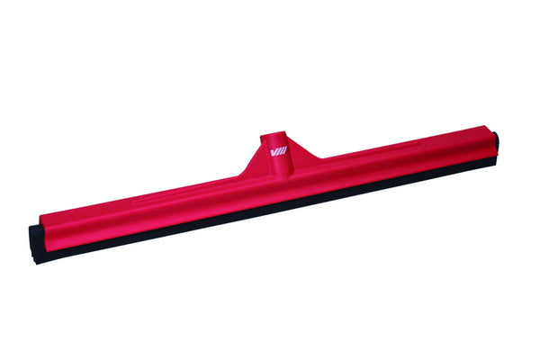 Wasserschieber mit schwarzem Gummi rot 600x50x100mm