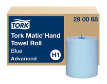 Handtuch Tork Matic Advanced,2-lg,Hybrid Blau, Lorbeer, H1 21cm,