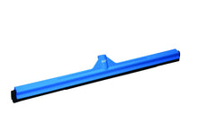 Wasserschieber mit schwarzem Gummi blau 700x50x100mm