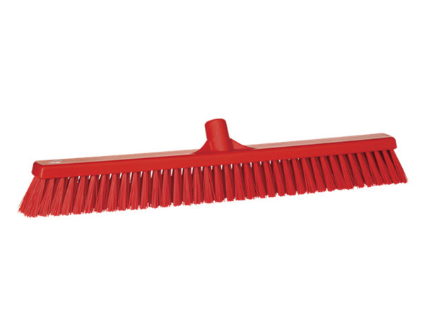 Bodenbesen hart und weich rot 610 x 45 x 135mm