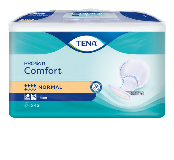TENA Comfort Normal ConfioAir, Vorlagen pfirsich