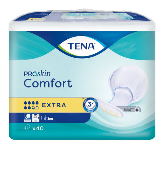 TENA Comfort Extra ConfioAir, Vorlagen gelb