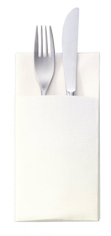 Bestecktaschen Tork Premium Airlaid weiss 40x40cm, 1-lagig