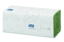 Handtuch Advanced Tork Lagenfalz Tissu Grün 25x41cm, 2-lagig