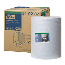 Reinigungstücher 510 Tork Premium Rolle Blau 32x38cm, 400cps