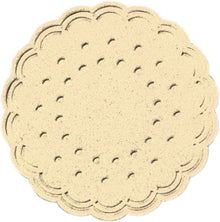 Gläserunterlagen Zelltuch, 8-lagig cream rund, Ø 75 mm