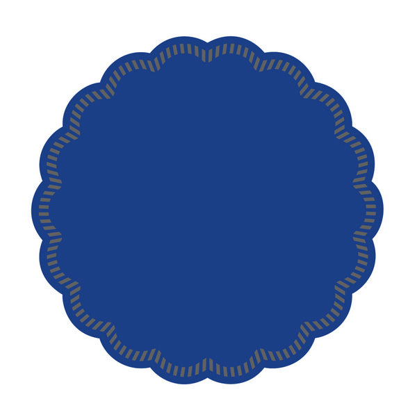 Gläserunterlagen Quality blau aus Tissue, 6-lagig