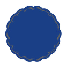 Gläserunterlagen Quality blau aus Tissue, 6-lagig