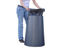 Abfallsackbehälter 110lt Polycarbonat anthrazit Höhe 76cm,Ø 40cm