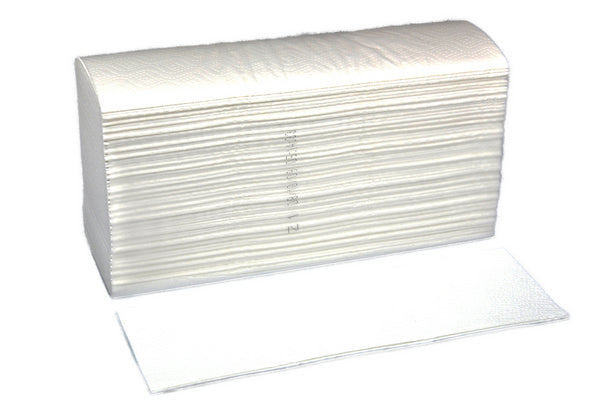 Handtücher ZZ-Falz Zellstoff, 3-lagig weiss, Premium 23,5x24cm