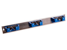 Aufhängeschiene All-Fix für Besen blau, rostfrei 50cm mit 3 Aufhä