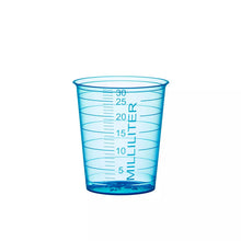 Medizinbecher graduiert PP blau 30 ml