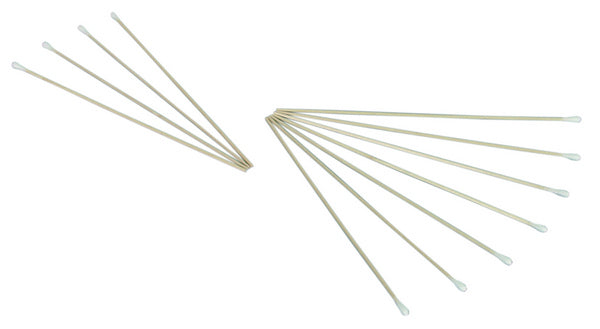 Wattestäbchen mit kleinem Kopf einseitig, Holzstab unsteril ca. 2