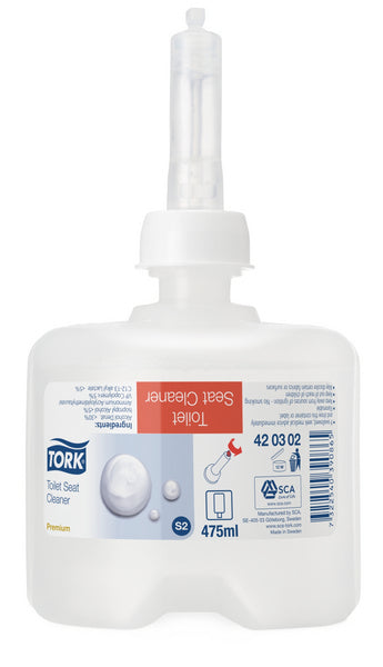 Toilettensitzreinig. Tork Premium, 475ml farblos S2 dermatologisc