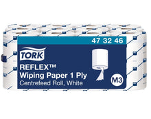 Putztuchrollen Mini Reflex Tissue weiss, 1-lagig, M3 120m, 35x20c