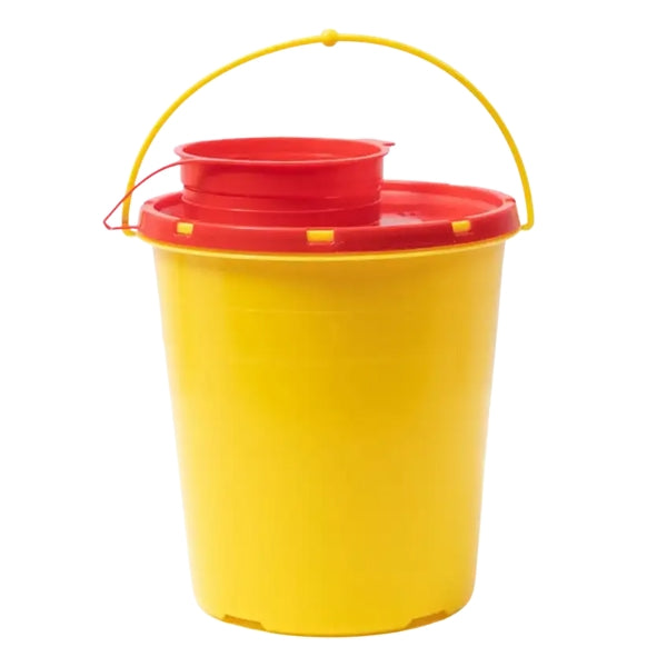 Kanülen- Entsorgungsboxen gelb/rot 1,5 Liter,140 x 165