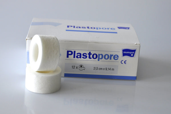 Plastopore Vliesheft pflaster,Hypoallerg. 2,5 cm x 9,14 m
