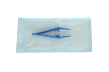 Anatomische Pinzette steril verstärkter Kunststoff blau 128 mm