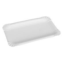 Teller rechteckig Karton FSC weiss unbeschichtet 10x16 cm, 275g/m