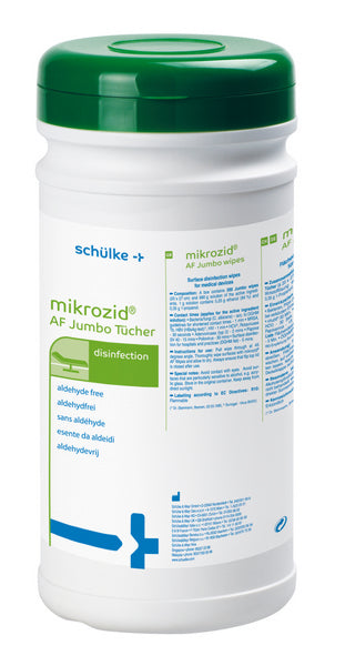 mikrozid AF Jumbo Tücher 220 Tücher-Dose 20x20cm