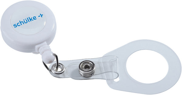 Kittelclip für 100/150 ml Flaschen weiss ausziehbar