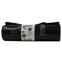 Kehrichtsäcke 35lt OKS,Quickbag,0.055mm schwarz, LD-PE 580x600+50
