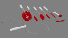 Bürstenset Softeis rot