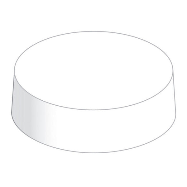 Gläserdeckel CAPS Mattkarton, 250g/m2 weiss ø 75 mm
