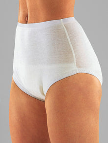 Baumwoll-Slip Schlupfform weiss Grösse 44
