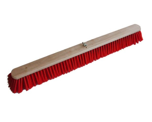 Bodenwischer 80cm Strassenbesen Rot, Nylon 0.70 CH-Stielhalter