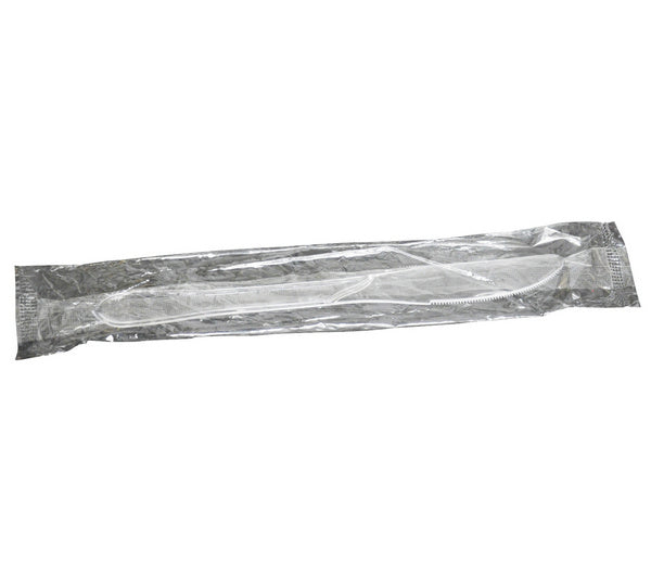 Messer einzeln verpackt transparent 19.5cm