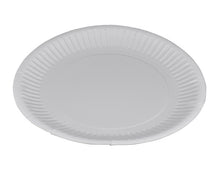 Kartonteller rund Frischfaser weiss 18cm