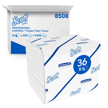 WC-Papier Scott Einzelblatt 2-lagig weiss, 250 Blatt