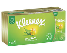 Taschentücher Balsam Kleenex, 4-lagig weiss 12 Beutel à 9 Tücher