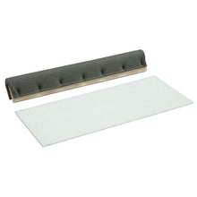 Plüsch- Anstreichlappen mit 1 Anstreichschwamm 41 x 18 cm