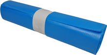 Wäschesäcke PE-HD, 0.035mm Blau, 20 Säcke/Rolle 320/280x1200mm