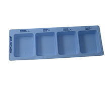 Medikamenten- Dispenser XL blau 4 Fächer