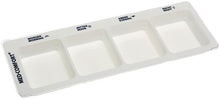 Medikamenten- Dispenser XL weiss 4 Fächer