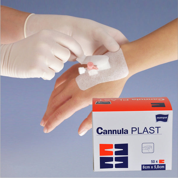 Cannula Plast Kanülen-Fixierband steril 8 cm x 5,8 cm