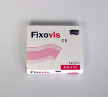 FIXOVIS Gewebe-Pflaster mit Wundverband 8 cm x 1 m