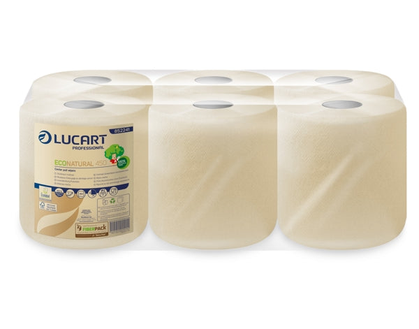Putztuchrolle Midi Eco Natural, 2-lagig nature, Recycling 20x25cm