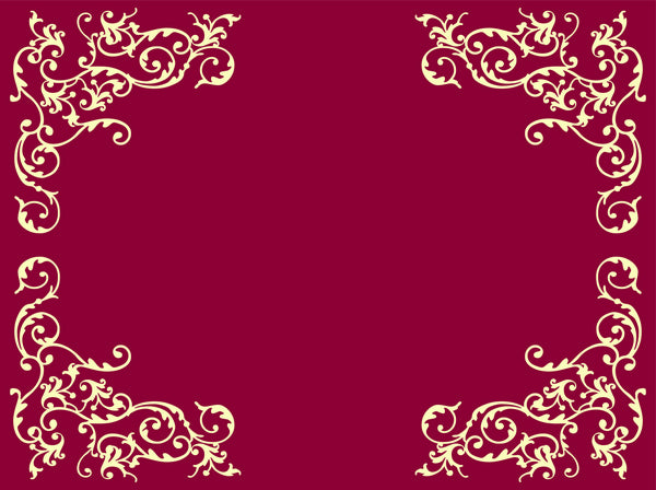 Tischset Airlaid POMP, 65g/m2 bordeaux/creme 30x40 cm