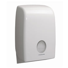 Handtuchspender Aquarius, weiss, für Formathandtücher, aus schlag